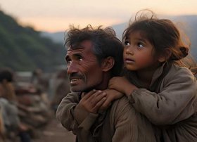 讲贫困山区儿童的电影；电影背起爸爸上学大结局