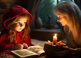 小红帽故事文字 睡前故事 经典睡前小故事《小红帽》