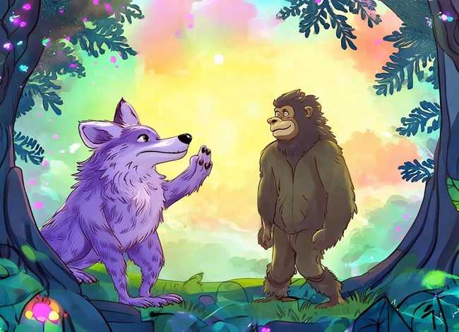 儿童神话电影狼变人 猿变人手抄报怎么画 儿童神话电影狼变人 猿变人手抄报怎么画