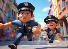 警察抓小偷的故事，求一部动画片,警察抓小偷