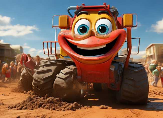 挖土机的小故事 童书 《迈克·马力甘和他的蒸汽挖土机》-努力终会遇到幸福