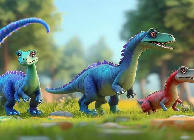 霸王龙儿童动画片 动画片,里面的恐龙会进化,名字是可宝,旦宝,等等,是什么