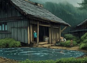 关于下雨天的故事；古代趣味故事-下雨天,留客天,天流我不流这个故事怎么说的