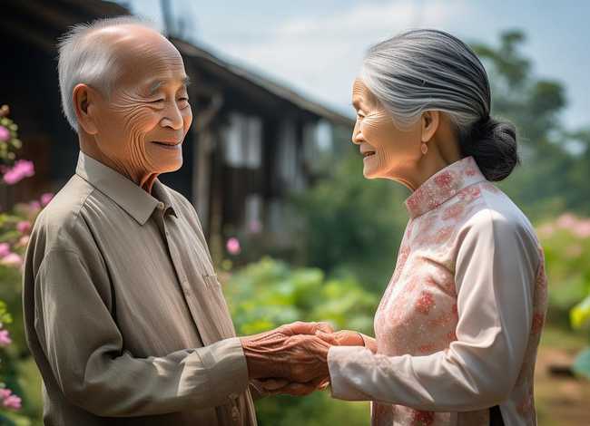 88岁吴奶奶的故事 爱情图片故事(越南这对夫妻的爱情故事)