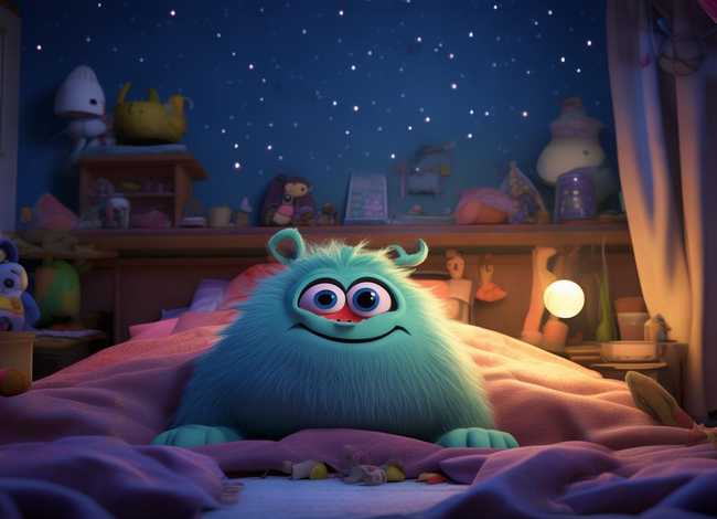 儿童睡前故事怪物的故事 比利床下的怪物的睡前故事 儿童睡前故事怪物的故事 比利床下的怪物的睡前故事