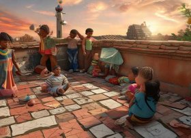 屋顶上的童年的故事，屋顶上的童年时光 Anche libero va bene剧情介绍