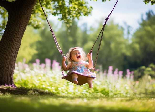 儿童荡秋千的美句（孟谷的儿童诗荡秋千）