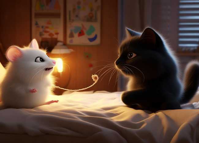 儿童睡前故事猫和老鼠 - 儿童睡前老鼠和小猫的故事