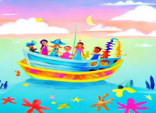 儿童绘本插图画、绘本解读《小船旅行》 儿童绘本插图画、绘本解读《小船旅行》