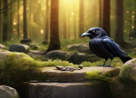 儿童故事乌鸦喝水 - 儿童睡前故事《乌鸦喝水》