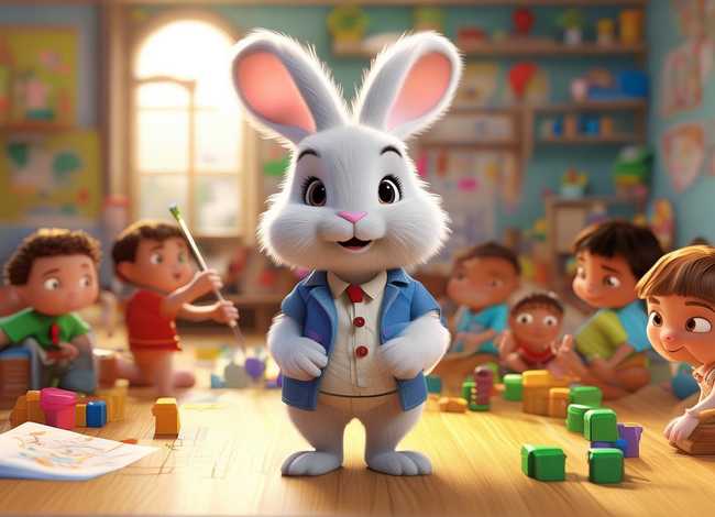 儿童故事小兔子当家（幼儿园生活老师）