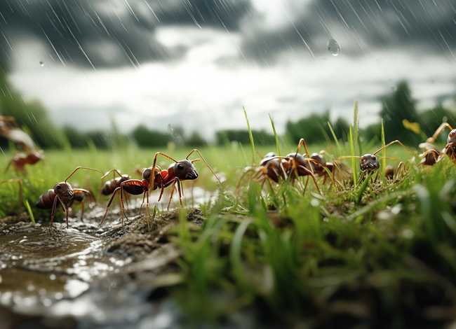 讲故事蚂蚁搬家，征集蚂蚁搬家要下雨等等谚语
