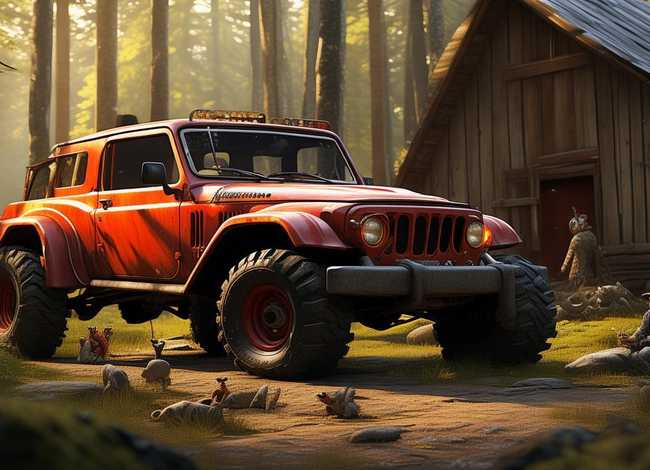 越野车的故事睡前故事、小学童话小故事