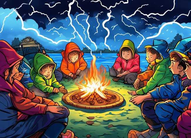 关于雷电的童谣（溺水自救常识儿歌）