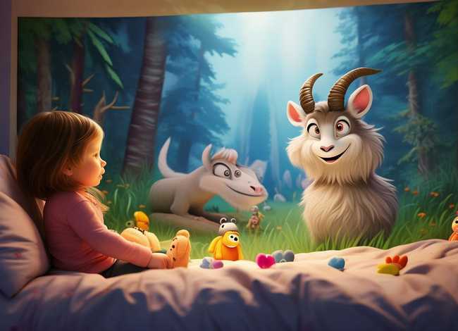 儿童故事小山羊和狼的视频（聪明机智小山羊睡前故事）