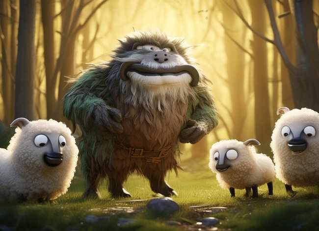 儿童故事狼吃羊的故事，儿童故事大灰狼小羊-儿童故事大灰狼吃小羊