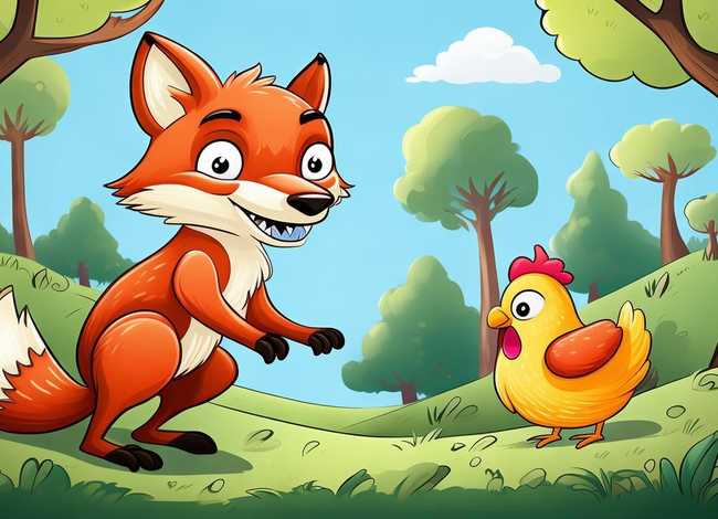 寓言故事儿童绘画 - 伊索寓言关于狐狸的故事怎么画的 寓言故事儿童绘画 - 伊索寓言关于狐狸的故事怎么画的