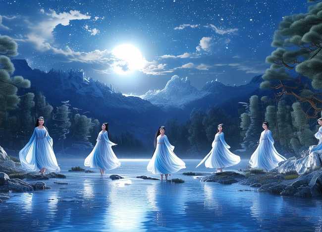 七仙女的故事大全，中国古代神话故事——天池和七仙女