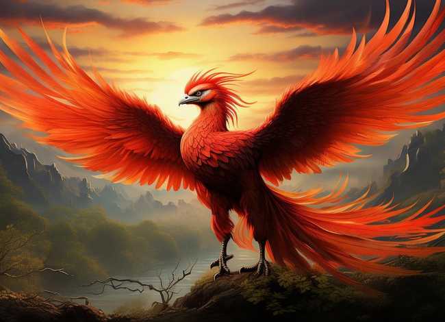 凤凰的故事寓言故事（凤凰朝西是什么意思）