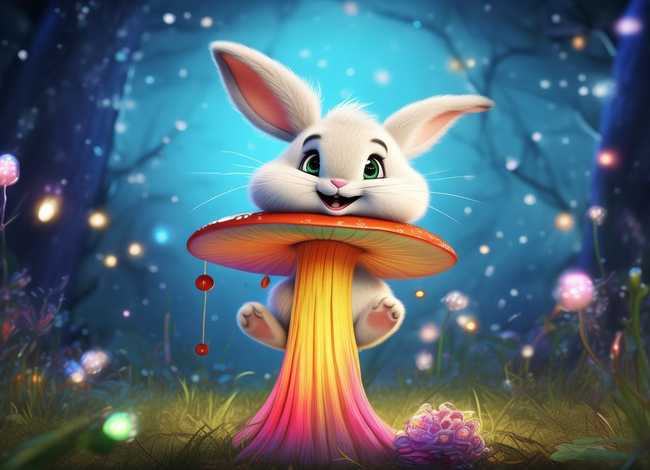 儿童讲故事小兔子的故事、小飞兔吉吉(一) 会飞的兔子 童话 儿童睡前故事 讲故事