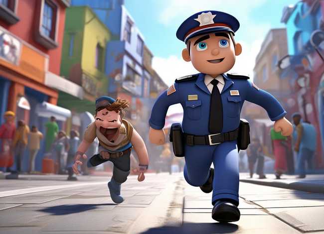 警察抓小偷的故事，求一部动画片,警察抓小偷