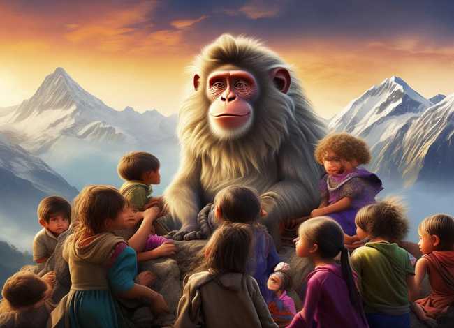 喜马拉雅山儿童故事;谁听过喜马拉雅山的猴子,这个故事的啊, 喜马拉雅山儿童故事;谁听过喜马拉雅山的猴子,这个故事的啊,