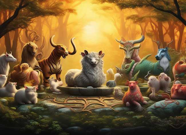 十二生肖故事或传说 - 十二生肖的故事传说
