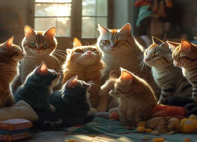 猫猫故事 睡前故事；绘本故事猫猫们的悄悄话,告诉我们什么道理