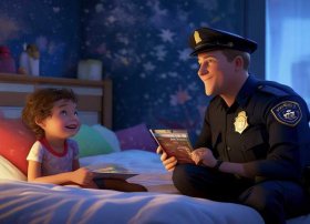 警察的故事儿童睡前故事 - 哄小朋友睡前童话故事