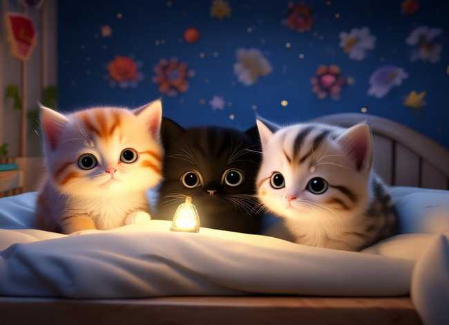 儿童睡前故事三只小猫咪,幼儿睡前的动物小故事 儿童睡前故事三只小猫咪,幼儿睡前的动物小故事