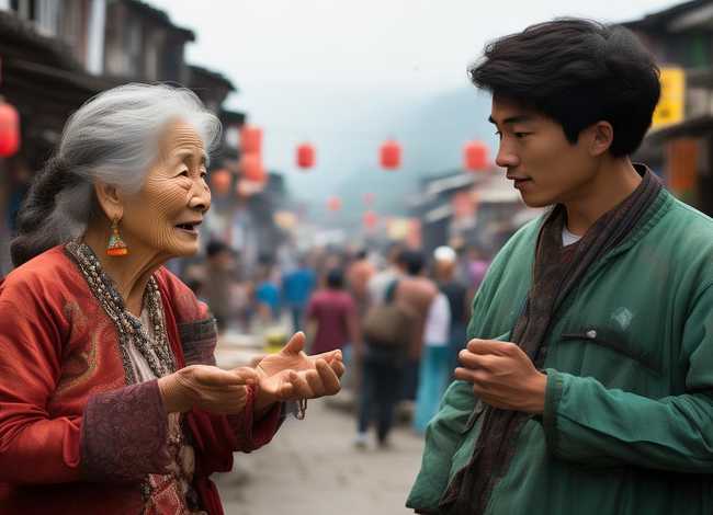 潮汕话讲故事；我和五潮婶故事