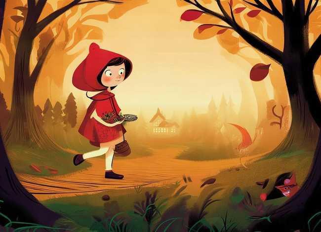 幼儿童话故事小红帽视频完整 经典外国童话故事之一小红帽的故事