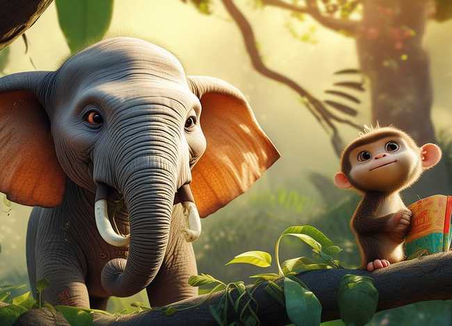 大象和猴子的故事续写;大象和猴子的故事 大象和猴子的故事续写;大象和猴子的故事