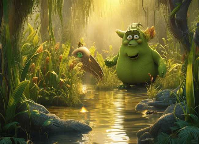 沼泽里的故事绘本 - 《怪物史莱克》简介