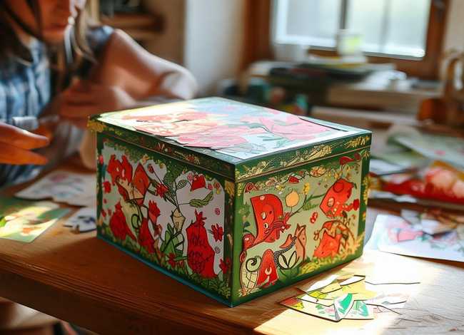 制作故事盒子教程(小红帽手工卡纸制作) 制作故事盒子教程(小红帽手工卡纸制作)