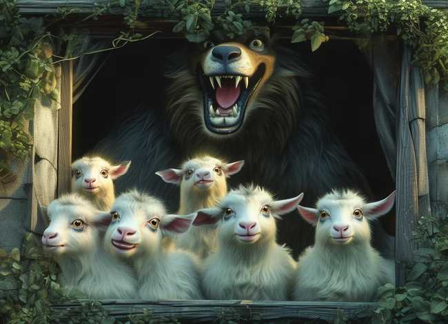 小山羊和狼的故事幼儿故事、狼和七只小山羊故事内容