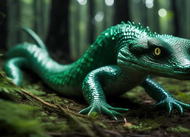 恐龙化石故事睡前故事 - 有人见过长脚的蛇吗