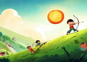 后羿射日儿童故事绘本（适合3-4岁孩子朗读的故事书）