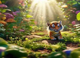 儿童故事种子发芽；老虎的儿童故事