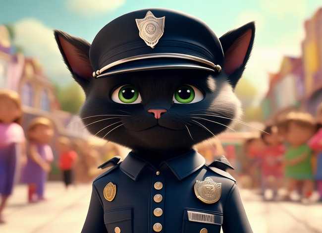 儿童警察故事在线听（黑猫警察的动画片）