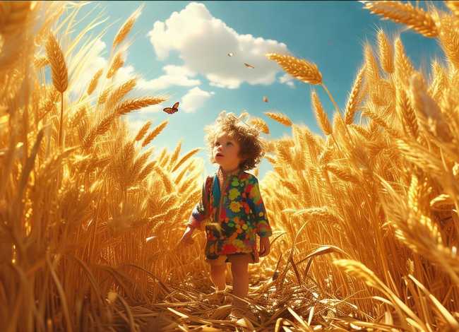 少儿漫画故事 走进童书的金麦田-