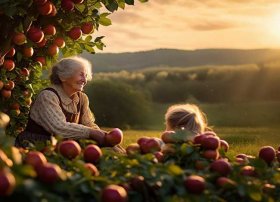 德语睡前故事（苹果树上的外婆的梗概）
