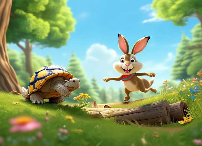 儿童故事创编范文（龟兔赛跑故事新编小学作文10篇）