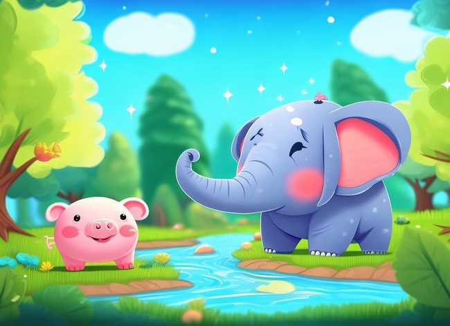 英文绘本故事视频大全集，英文系列绘本《小猪小象》(PDF+音频视频)
