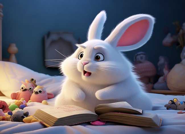 讲礼貌睡前故事 - 不懂礼貌的小白兔故事