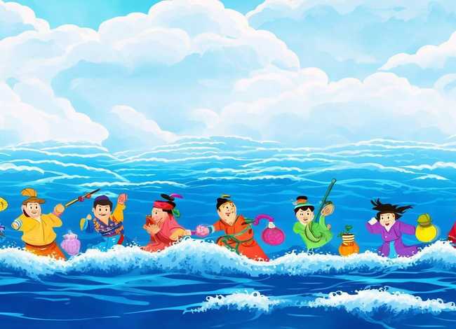 八仙过海少儿故事、八仙过海的故事内容 八仙过海少儿故事、八仙过海的故事内容