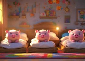 三只小猪儿童故事3-6岁、3-6岁宝宝爱听的睡前故事有哪些