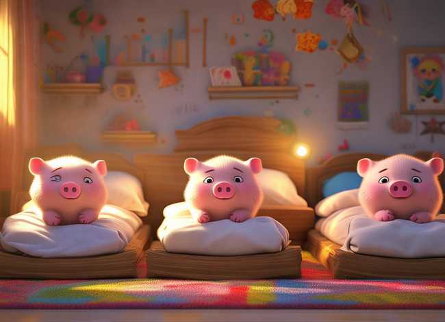 三只小猪儿童故事3-6岁、3-6岁宝宝爱听的睡前故事有哪些