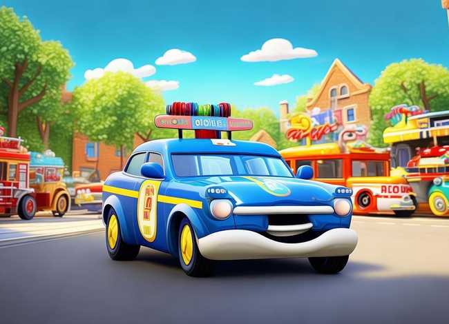 警车儿童故事绘本（关于小汽车动画片有哪些）