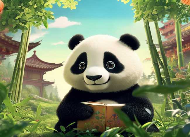 熊猫视频大全儿童故事，美国的中国风动画